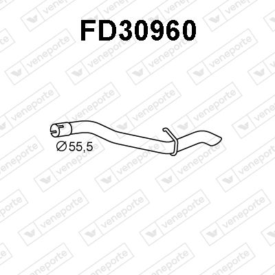 Obrázok Výfukové potrubie VENEPORTE  FD30960
