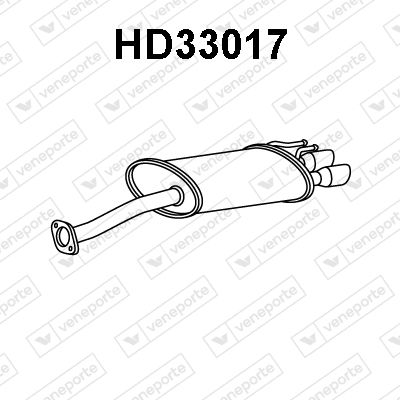 Obrázok Koncový tlmič výfuku VENEPORTE  HD33017