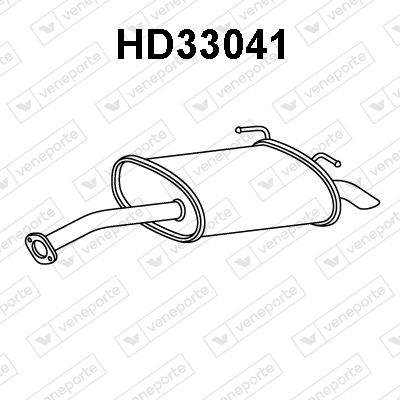 Obrázok Koncový tlmič výfuku VENEPORTE  HD33041