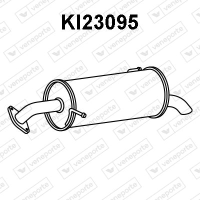 Obrázok Koncový tlmič výfuku VENEPORTE  KI23095