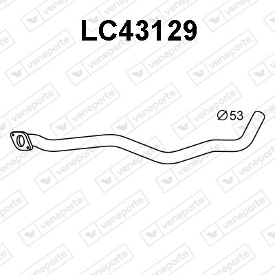 Obrázok Výfukové potrubie VENEPORTE  LC43129