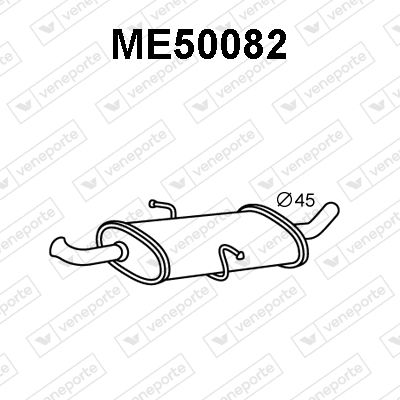 Obrázok Koncový tlmič výfuku VENEPORTE  ME50082