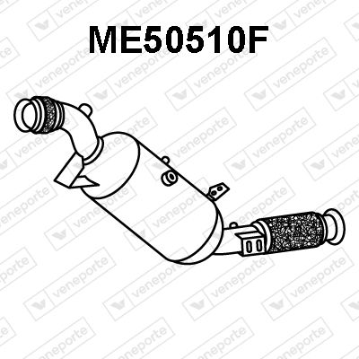Obrázok Filter sadzí/pevných častíc výfukového systému VENEPORTE  ME50510F
