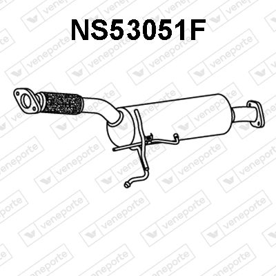 Obrázok Filter sadzí/pevných častíc výfukového systému VENEPORTE  NS53051F