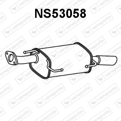 Obrázok Koncový tlmič výfuku VENEPORTE  NS53058