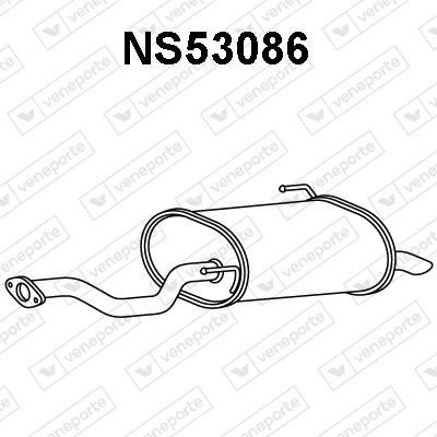 Obrázok Koncový tlmič výfuku VENEPORTE  NS53086