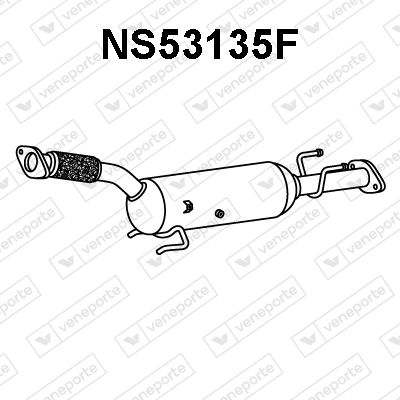 Obrázok Filter sadzí/pevných častíc výfukového systému VENEPORTE  NS53135F