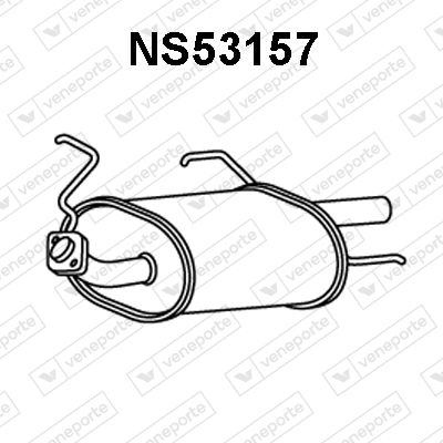 Obrázok Koncový tlmič výfuku VENEPORTE  NS53157