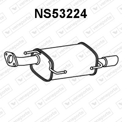 Obrázok Koncový tlmič výfuku VENEPORTE  NS53224