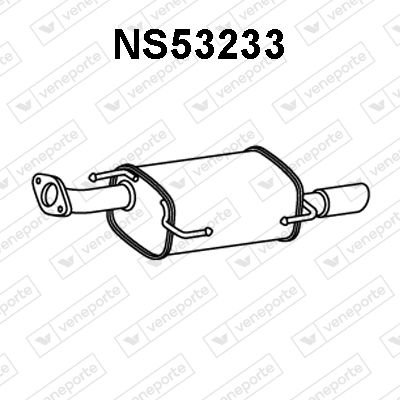 Obrázok Koncový tlmič výfuku VENEPORTE  NS53233
