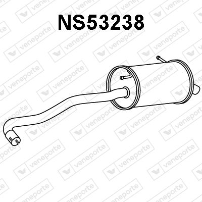 Obrázok Koncový tlmič výfuku VENEPORTE  NS53238