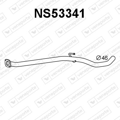 Obrázok Výfukové potrubie VENEPORTE  NS53341