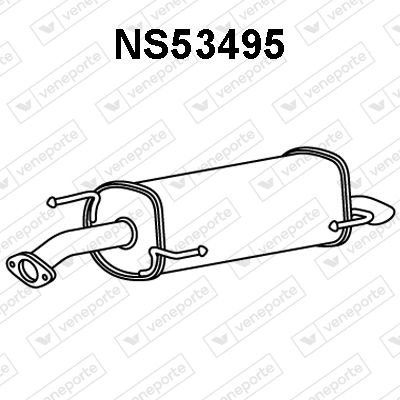 Obrázok Koncový tlmič výfuku VENEPORTE  NS53495