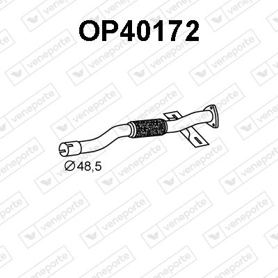 Obrázok Výfukové potrubie VENEPORTE  OP40172