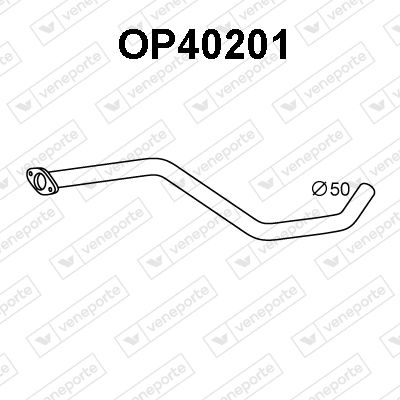 Obrázok Výfukové potrubie VENEPORTE  OP40201