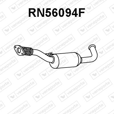 Obrázok Filter sadzí/pevných častíc výfukového systému VENEPORTE  RN56094F