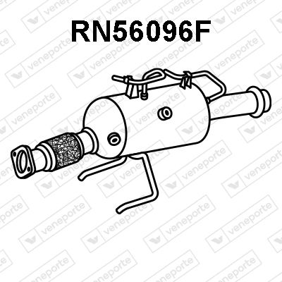 Obrázok Filter sadzí/pevných častíc výfukového systému VENEPORTE  RN56096F