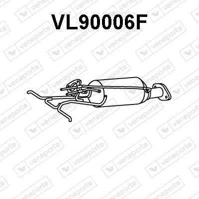 Obrázok Filter sadzí/pevných častíc výfukového systému VENEPORTE  VL90006F