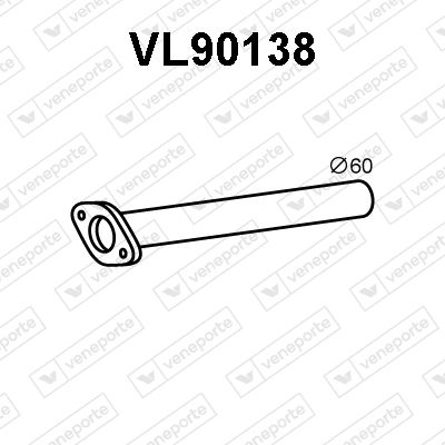 Obrázok Výfukové potrubie VENEPORTE  VL90138