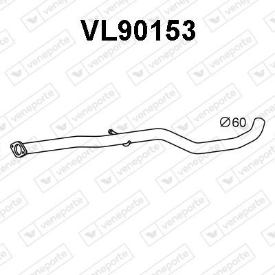 Obrázok Výfukové potrubie VENEPORTE  VL90153
