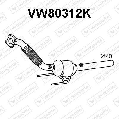 Obrázok Katalyzátor VENEPORTE  VW80312K