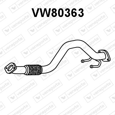 Obrázok Výfukové potrubie VENEPORTE  VW80363
