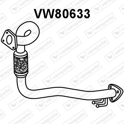 Obrázok Výfukové potrubie VENEPORTE  VW80633