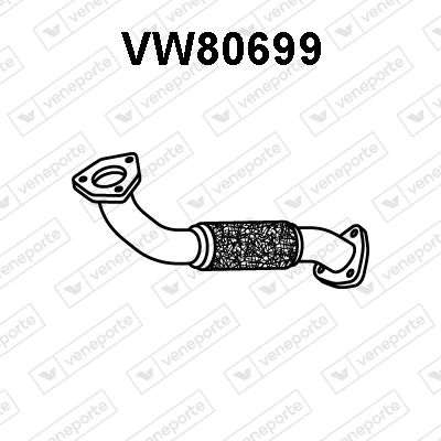 Obrázok Výfukové potrubie VENEPORTE  VW80699