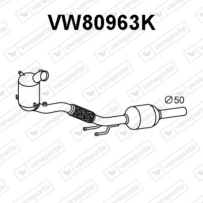 Obrázok Katalyzátor VENEPORTE  VW80963K