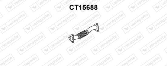 Obrázok Výfukové potrubie VENEPORTE  CT15688