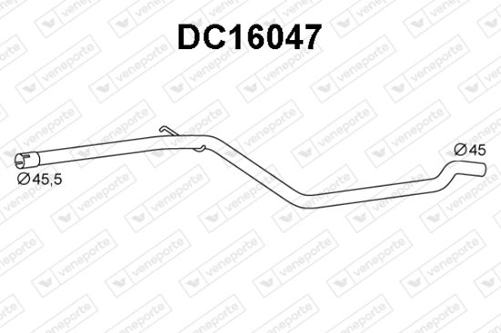 Obrázok Výfukové potrubie VENEPORTE  DC16047