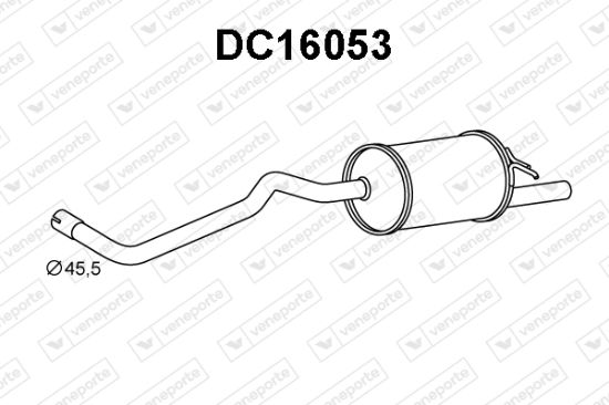 Obrázok Koncový tlmič výfuku VENEPORTE  DC16053