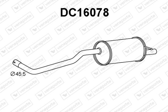 Obrázok Koncový tlmič výfuku VENEPORTE  DC16078