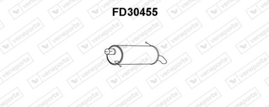 Obrázok Koncový tlmič výfuku VENEPORTE  FD30455