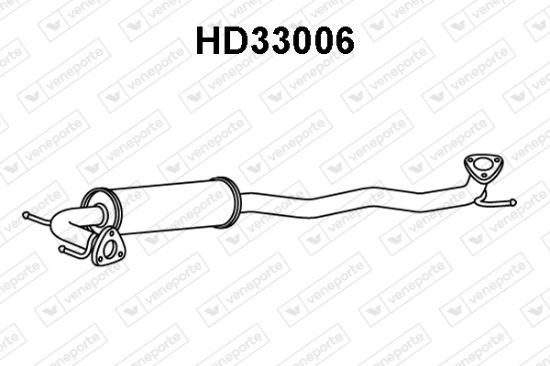 Obrázok Predný tlmič výfuku VENEPORTE  HD33006