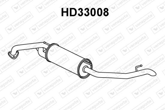 Obrázok Koncový tlmič výfuku VENEPORTE  HD33008