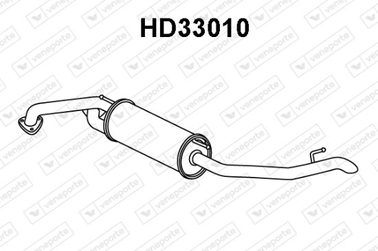 Obrázok Koncový tlmič výfuku VENEPORTE  HD33010