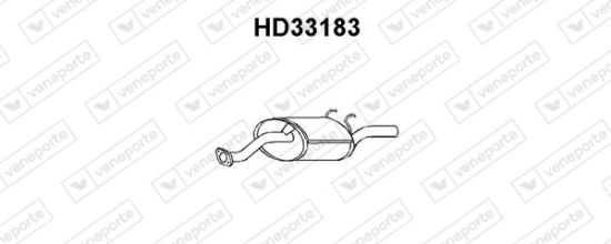 Obrázok Koncový tlmič výfuku VENEPORTE  HD33183