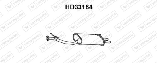 Obrázok Koncový tlmič výfuku VENEPORTE  HD33184