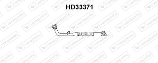Obrázok Výfukové potrubie VENEPORTE  HD33371