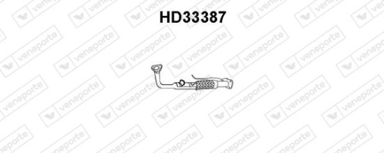 Obrázok Výfukové potrubie VENEPORTE  HD33387