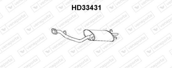 Obrázok Koncový tlmič výfuku VENEPORTE  HD33431