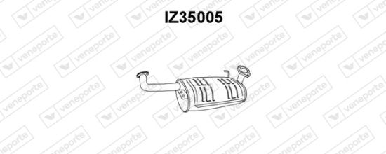 Obrázok Koncový tlmič výfuku VENEPORTE  IZ35005