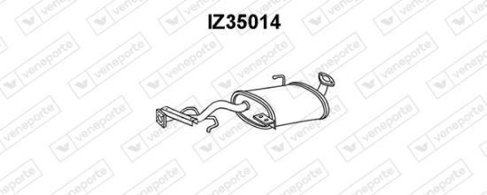 Obrázok Koncový tlmič výfuku VENEPORTE  IZ35014