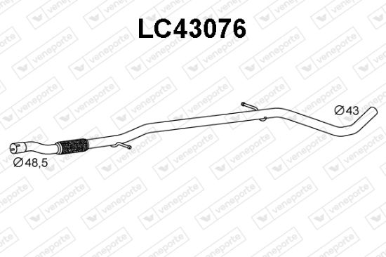 Obrázok Výfukové potrubie VENEPORTE  LC43076