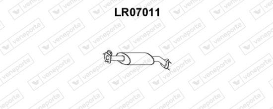 Obrázok Predný tlmič výfuku VENEPORTE  LR07011