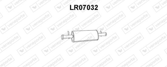 Obrázok Predný tlmič výfuku VENEPORTE  LR07032