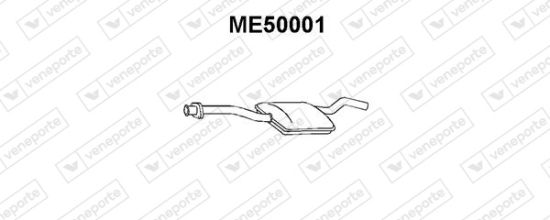 Obrázok Stredný tlmič výfuku VENEPORTE  ME50001