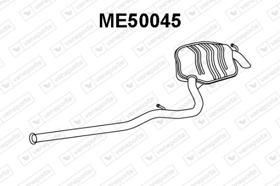 Obrázok Koncový tlmič výfuku VENEPORTE  ME50045