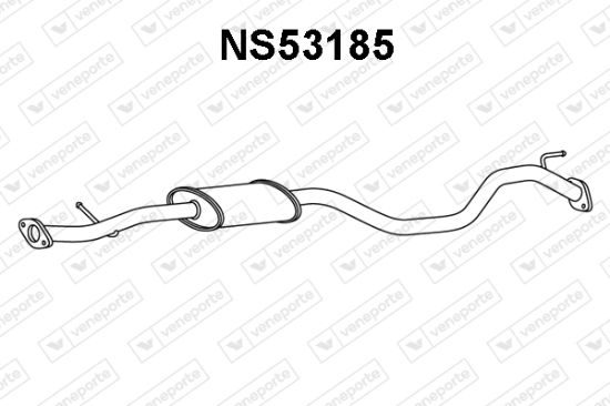 Obrázok Predný tlmič výfuku VENEPORTE  NS53185